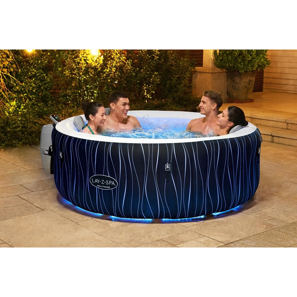 Lay-Z Spa Hollywood Airjet aufblasbarer Spa - 6 Personen