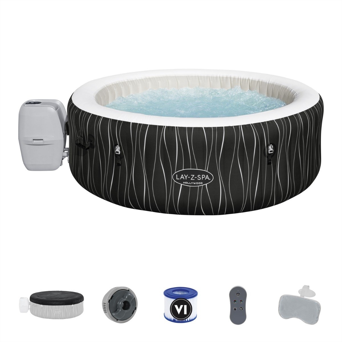 Lay-Z Spa Hollywood Airjet aufblasbarer Spa - 6 Personen