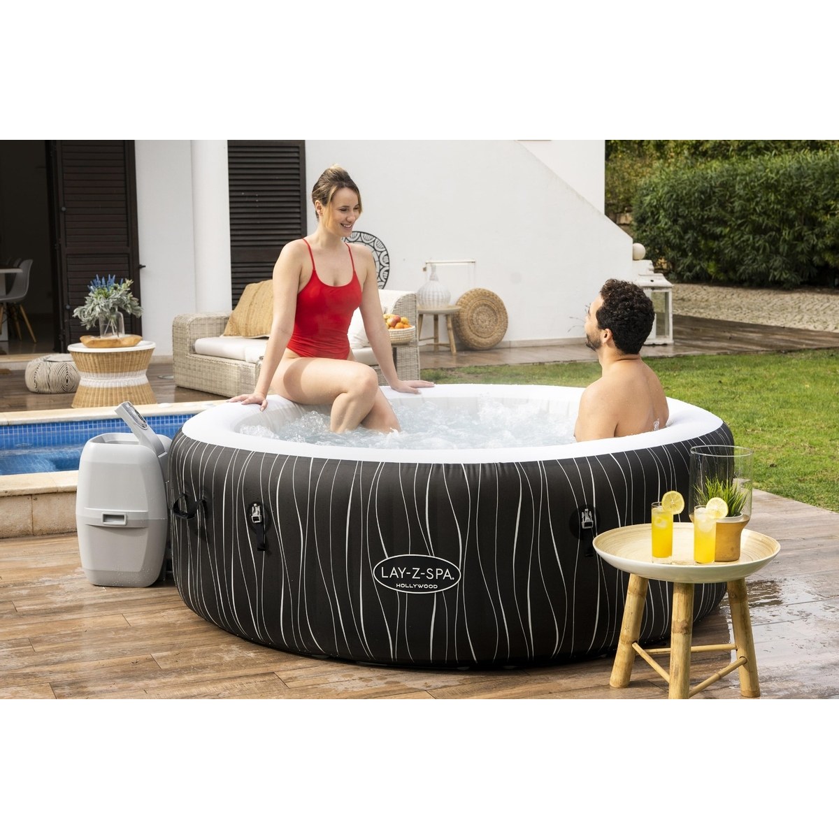 Lay-Z Spa Hollywood Airjet aufblasbarer Spa - 6 Personen