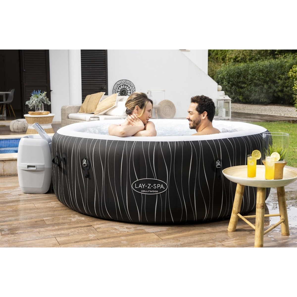 Lay-Z Spa Hollywood Airjet aufblasbarer Spa - 6 Personen