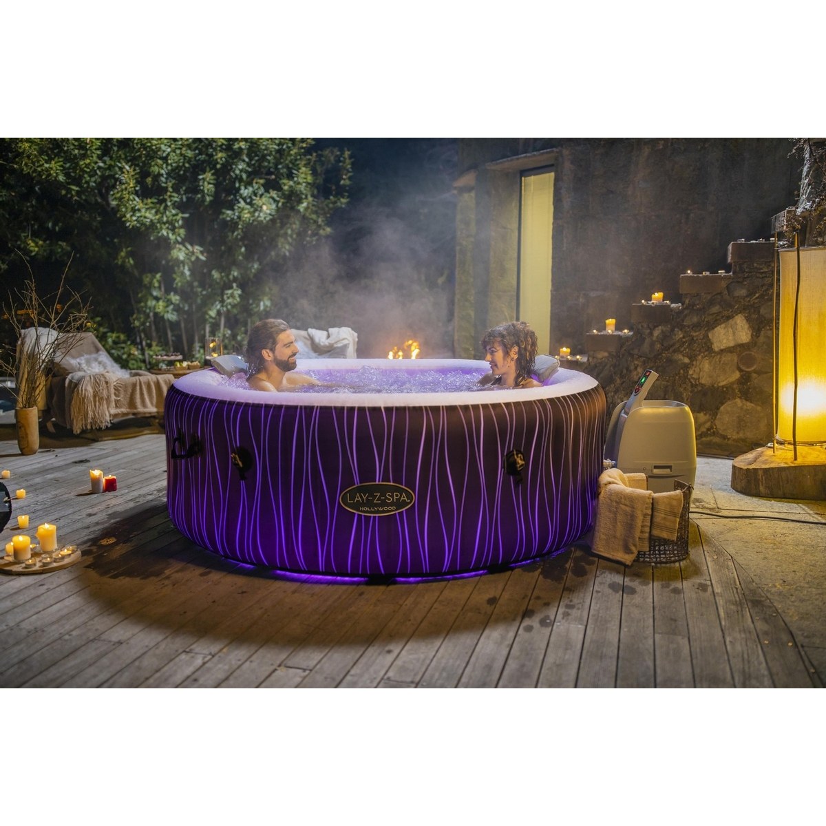 Lay-Z Spa Hollywood Airjet aufblasbarer Spa - 6 Personen