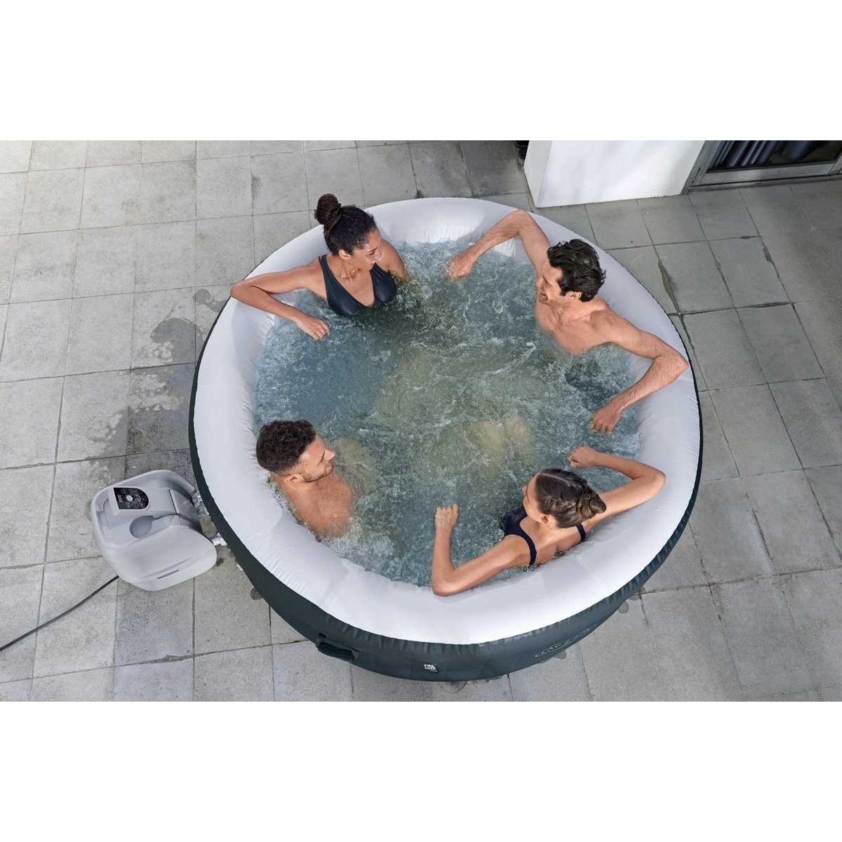 Lay-Z Spa Miami EnergySense Airjet aufblasbare Spa - 6 Personen