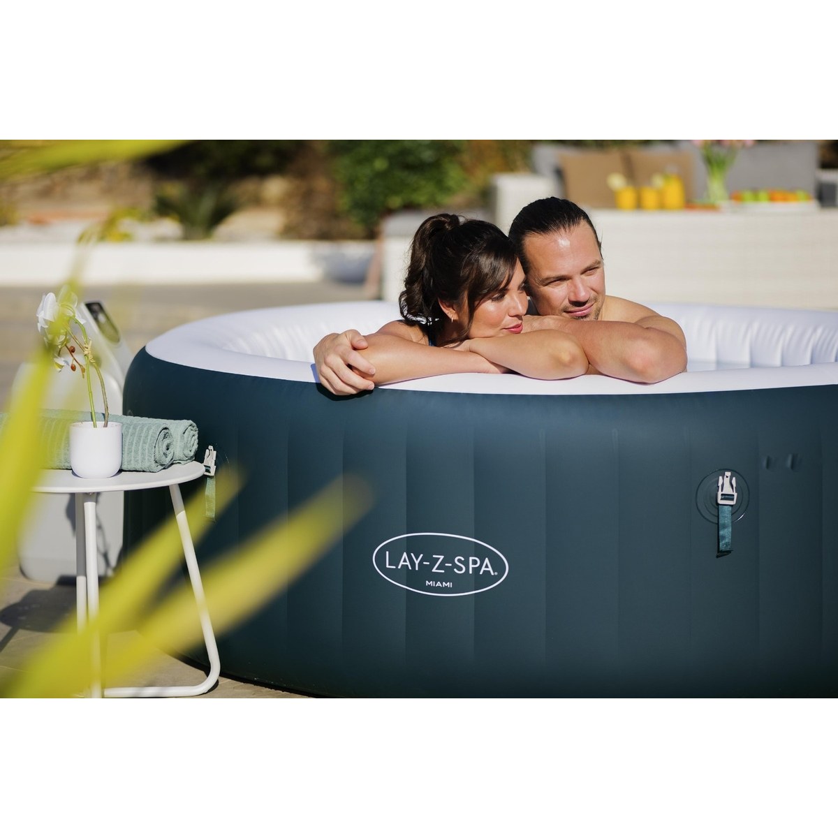 Lay-Z Spa Miami EnergySense Airjet aufblasbare Spa - 6 Personen