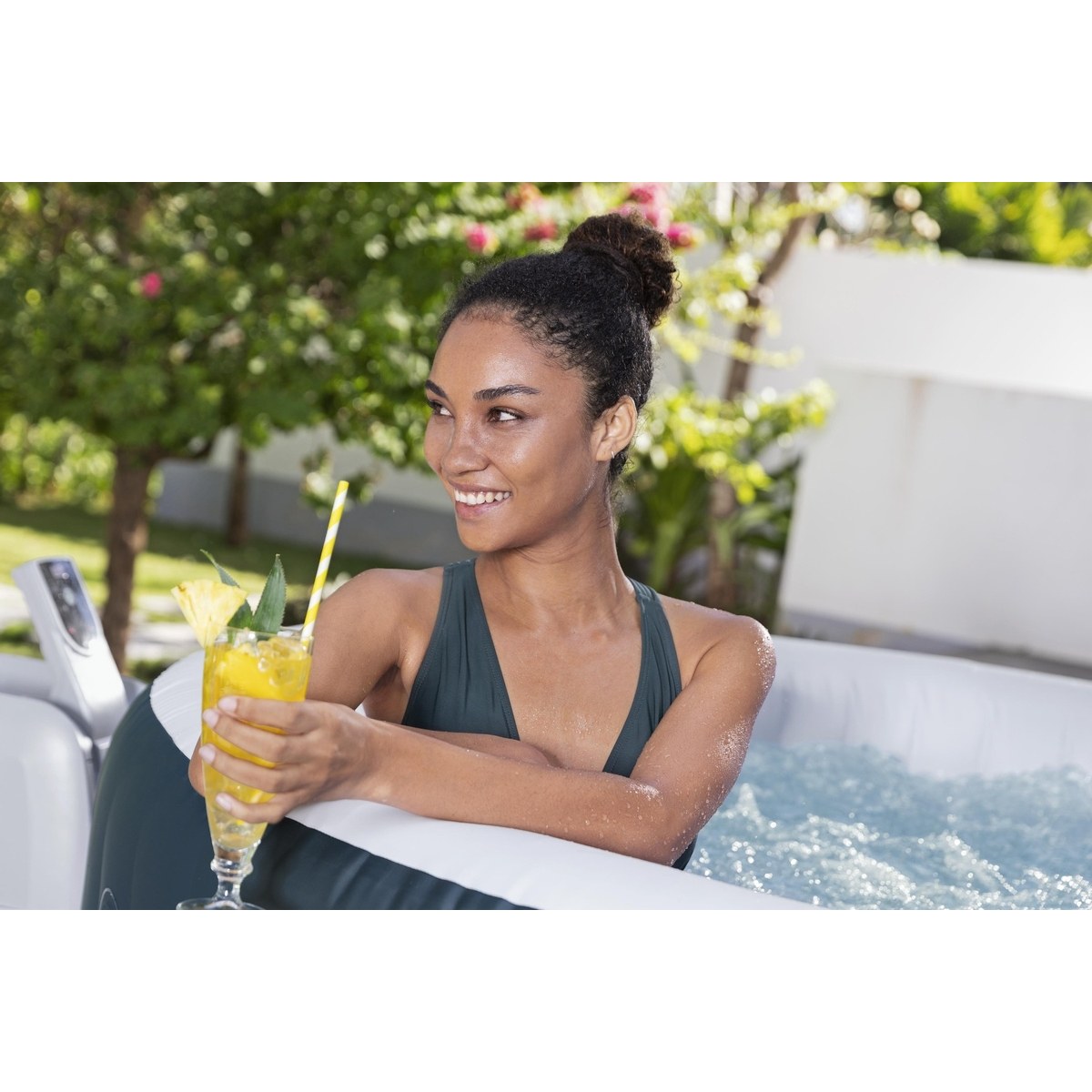 Lay-Z Spa Miami EnergySense Airjet aufblasbare Spa - 6 Personen