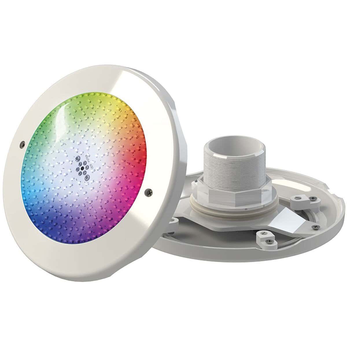 LED-Beleuchtung für Pools mit farbenfrohem Lichtspektrum.
