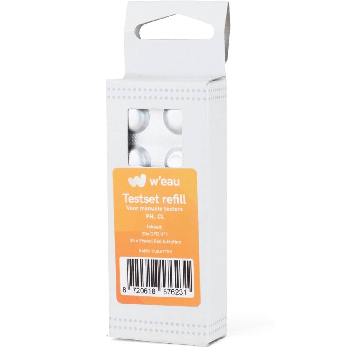W'eau 2-in-1 Nachfüllpack für manuellen Tester - 60 Stück