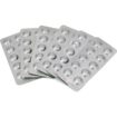 Blister mit Tabletten zur Behandlung von Poolwasser.