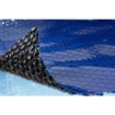 W'eau Solarabdeckung rechteckig - 450 x 220 cm (Planenmaß 433 x 202) - Schwarz/Blau