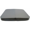 W'eau Spa-Abdeckung 225 x 225 cm - Grau - Radius 18 cm