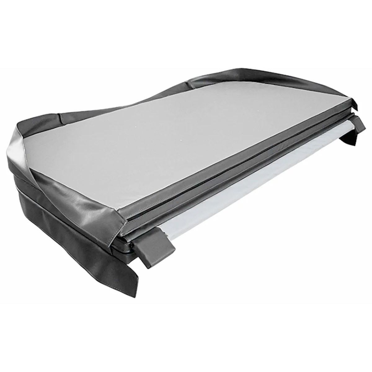 W'eau Spa-Abdeckung 225 x 225 cm - Grau - Radius 18 cm