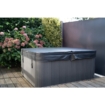 W'eau Spa-Abdeckung 225 x 225 cm - Grau - Radius 18 cm