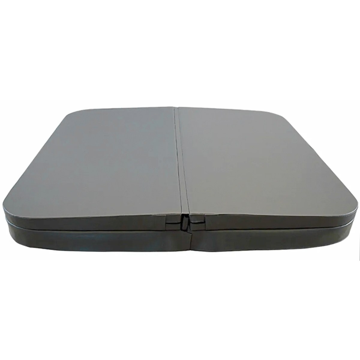 W'eau Spa-Abdeckung 235 x 235 cm - Grau - Radius 18 cm