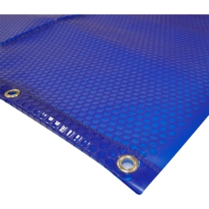 Poolfolie mit Ösen, geeignet für Poolabdeckung und Schutz, in blauer Farbe, langlebig und.
