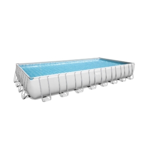 Bestway Power Steel Pool - 956 x 488 x 132 cm - mit Sandfilterpumpe und Zubehör