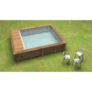 BWT Compact Stadtpool - 4.20 x 3.50 x 1.33 m - mit Sandfilterpumpe und Verkleidung