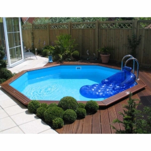Gardipool Octoo Pool aus Holz - Ø4.20 x 1.20 m