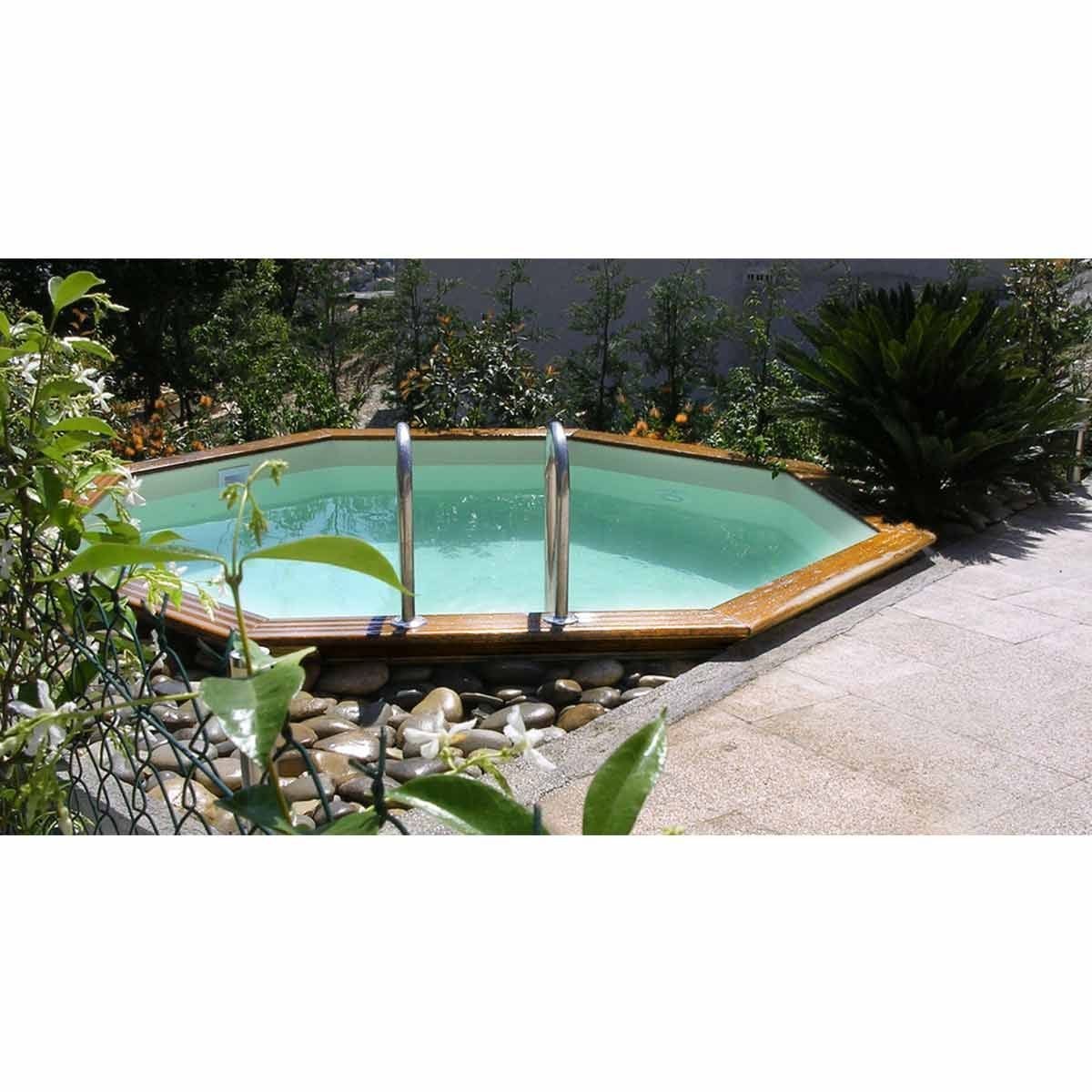 Gardipool Octoo Pool aus Holz - Ø4.20 x 1.20 m
