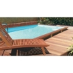 Gardipool Quartoo Holzpool - 8.20 x 3.90 x 1.46 m