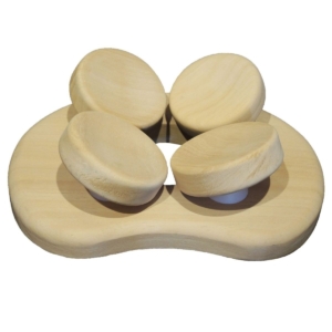 Halu ergonomische Kopfstütze für Sauna - Rund - Aspen
