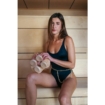 Halu ergonomische Kopfstütze für Sauna - Rund - Aspen