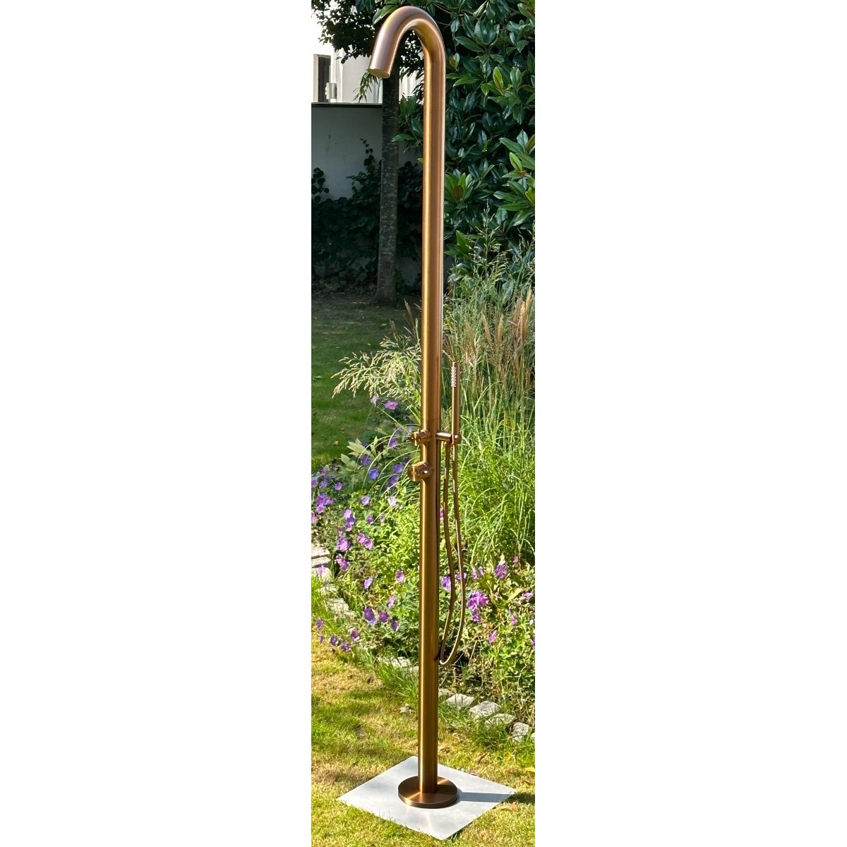 IDEAL Sylt rose gold Außendusche - Edelstahl