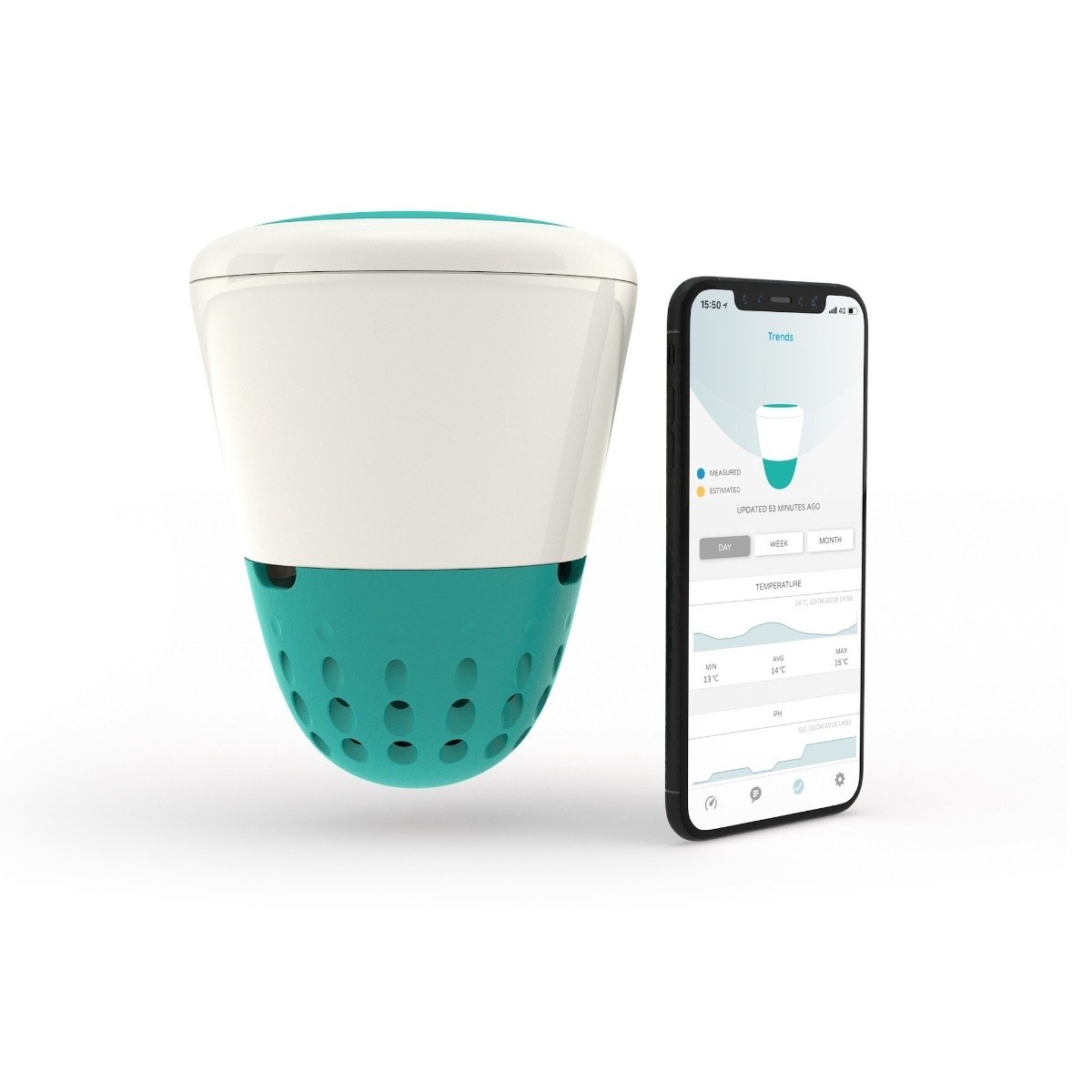 Ondilo ICO Smart Poolwassertester Salzwasser mit Kalibrierset