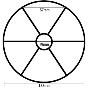 Gummiring 6-Wege-Hahn Hayward Ø138mm (Typ 2)
