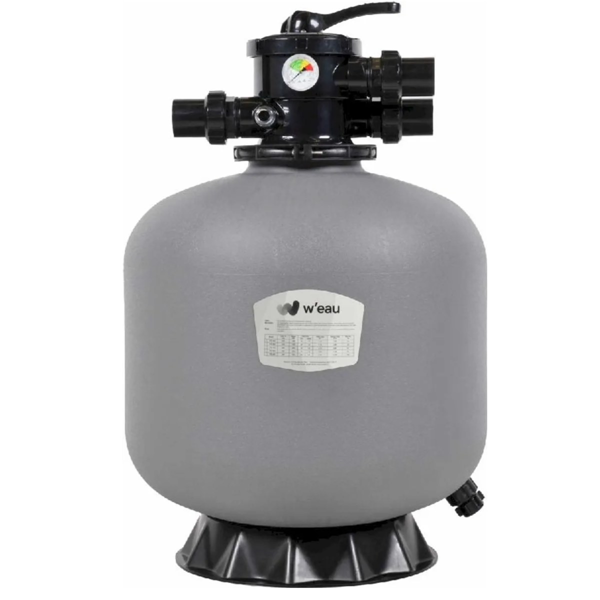 W'eau HDPE-350 Top-Mount-Sandfilter 4,5m³