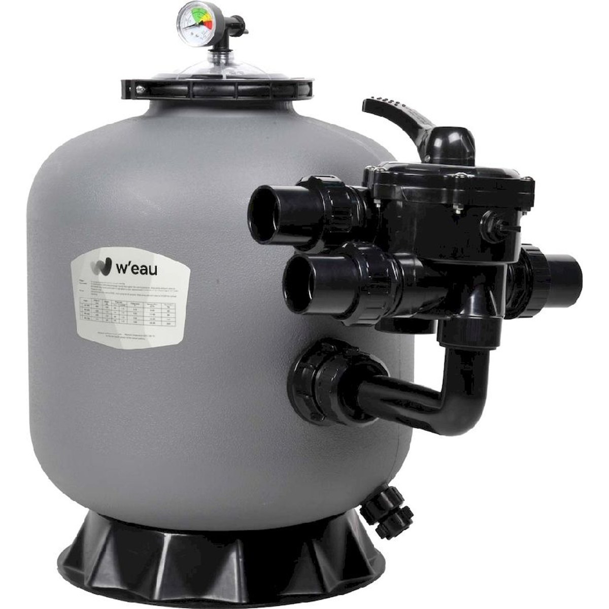 W'eau HDPE-450 Side-Mount-Sandfilter 8m³