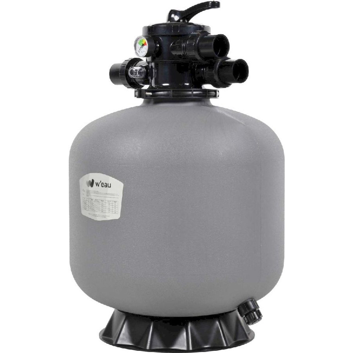 W'eau HDPE-500 Top-Mount Sandfilter 12m³