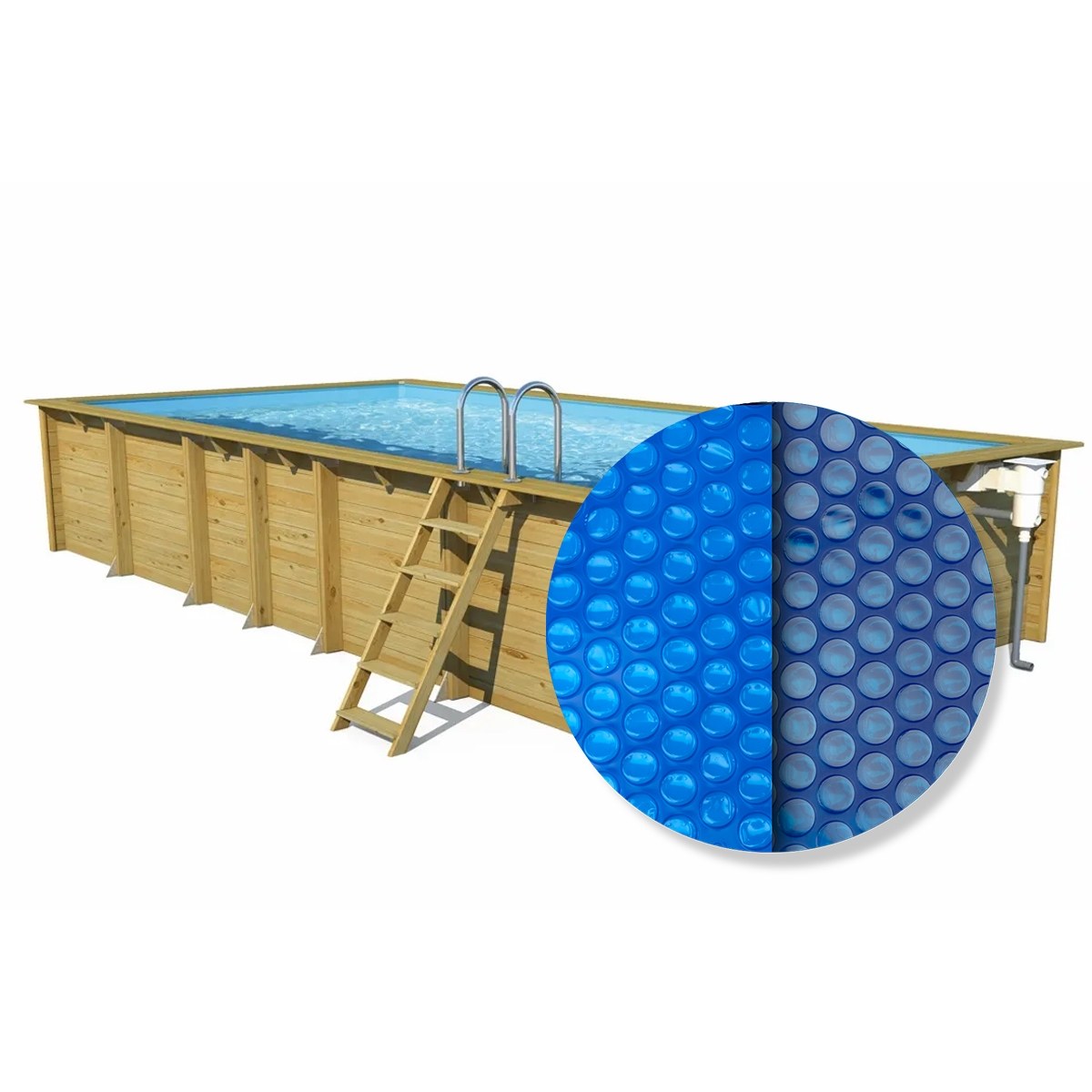Sommerabdeckung für Cerland / Procopi Rechteckig 8 x 4