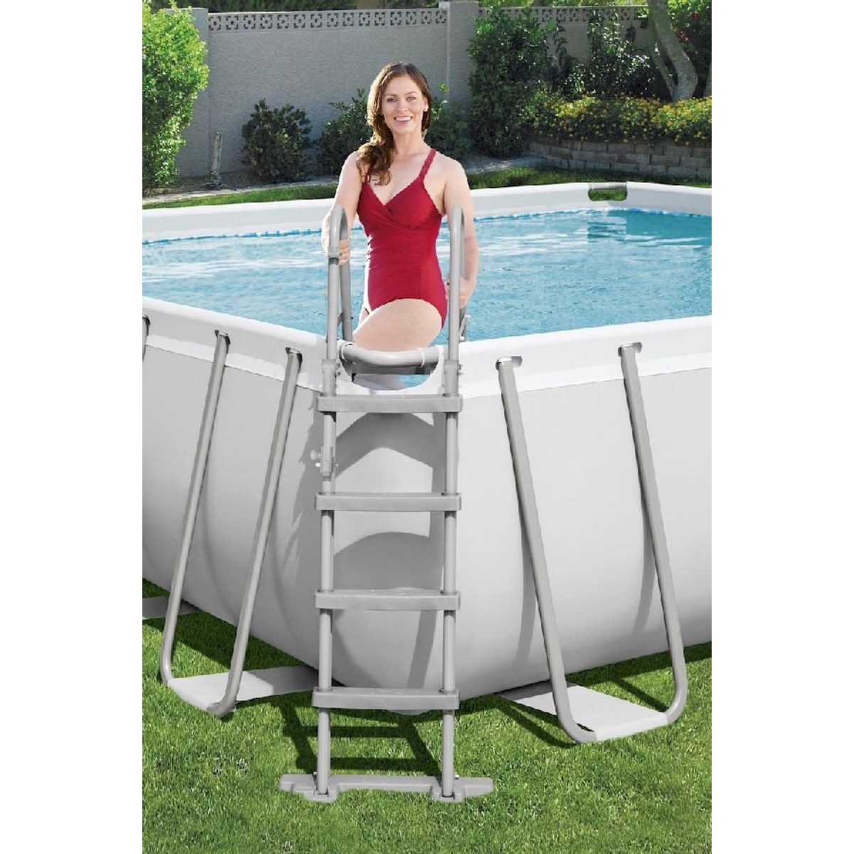 Bestway Power Steel Pool - 412 x 201 x 122 cm - mit Sandfilterpumpe und Zubehör