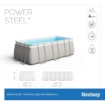Bestway Power Steel Pool - 412 x 201 x 122 cm - mit Sandfilterpumpe und Zubehör