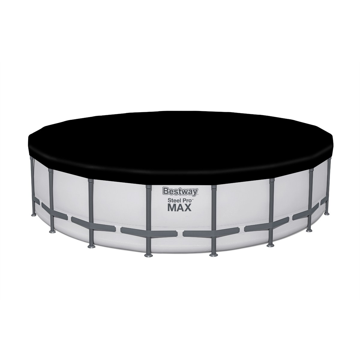 Bestway Steel Pro MAX Pool - 610 x 132 cm - mit Filterpumpe und Zubehör