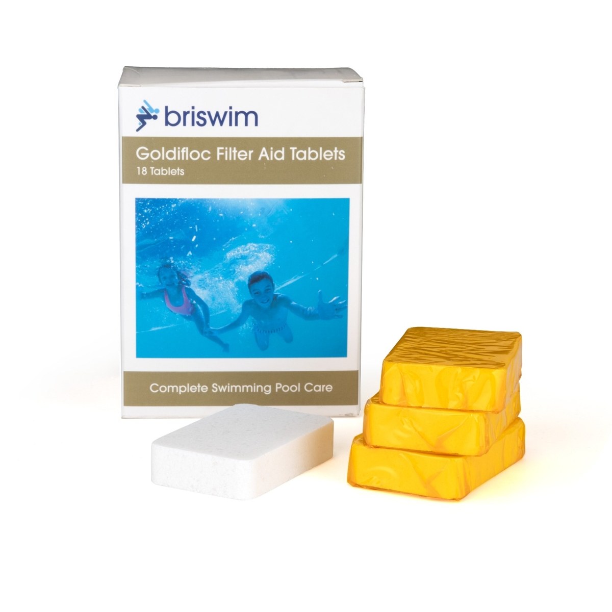 Briswim Goldifloc Flockungsmittel - 18 Tabletten