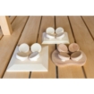 Halu ergonomische Kopfstütze für Sauna - Rechteckig - Aspen