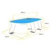 Intex Prism Frame Pool - 610 x 305 x 122 cm - mit Filterpumpe und Zubehör
