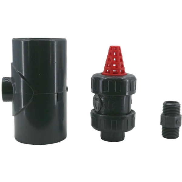 Set für Entlüftungsventil und PVC-Leitungen - 50 mm