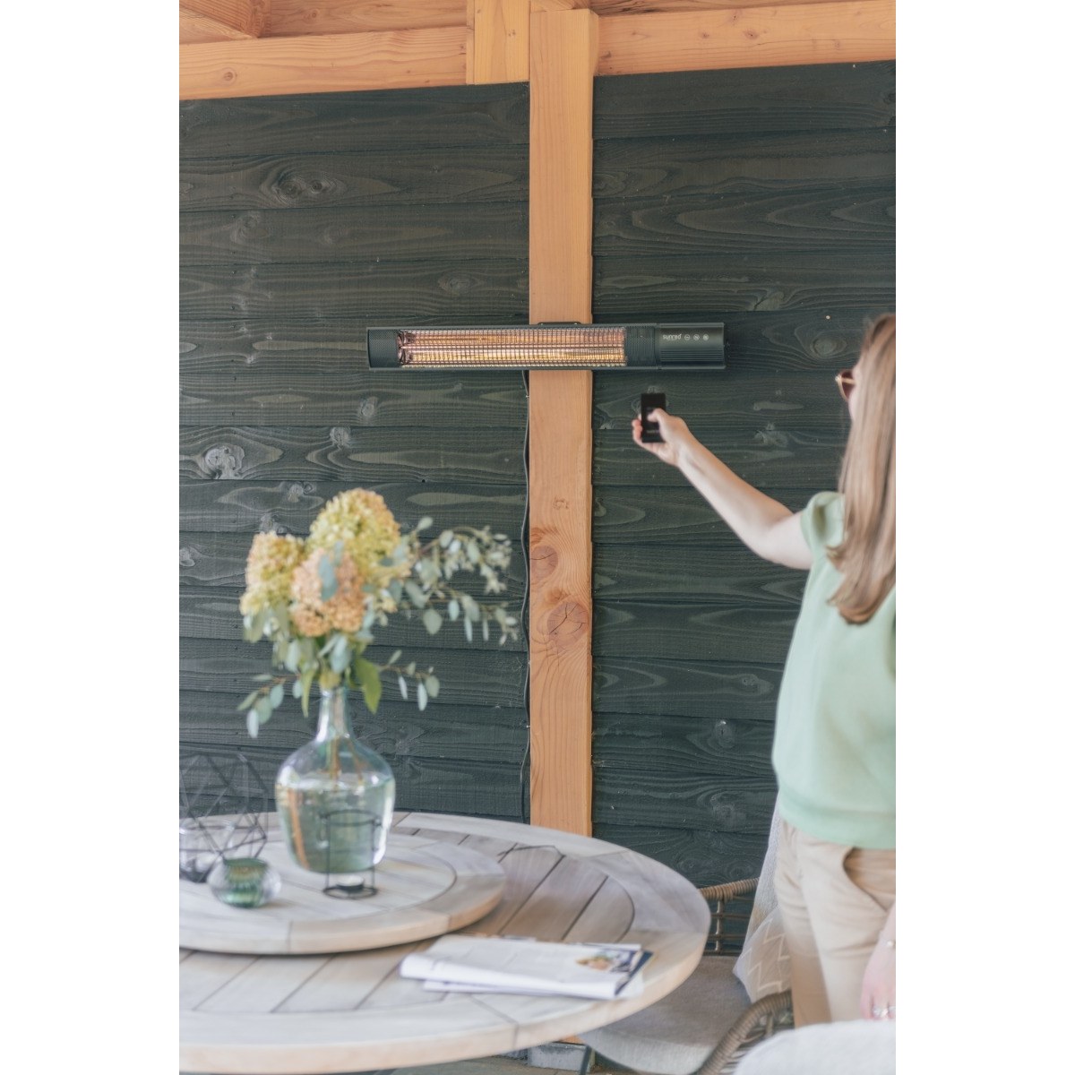 Sunred Heater Dark Wall 1500 Terrassenheizer