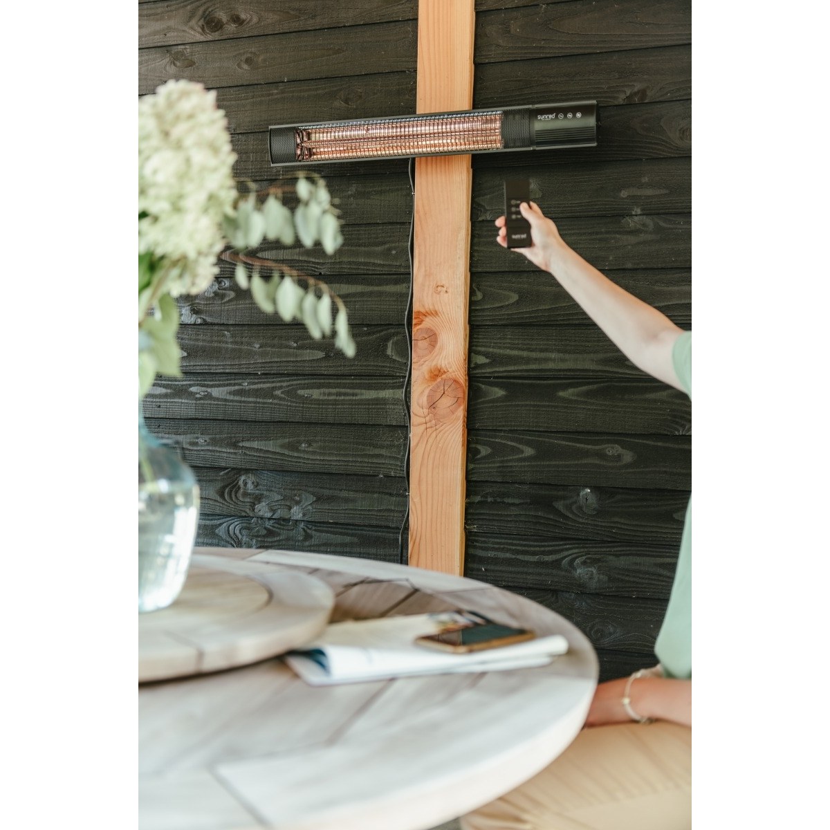 Sunred Heater Dark Wall 2500 Terrassenheizer